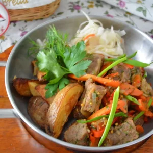 Сковородка с говядиной