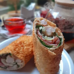 Шаурма с кальмарами в темпуре