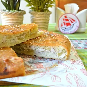 Пирог с курицей и картофелем
